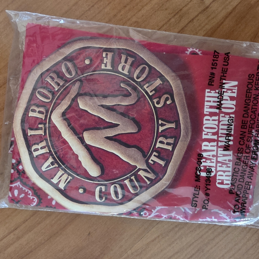 Marlboro Country Red Bandana